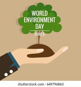 World environment day concept. Vector illustration.