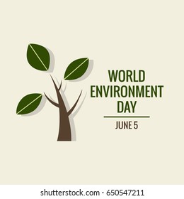 World environment day concept. Vector illustration.