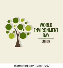 World environment day concept. Vector illustration.