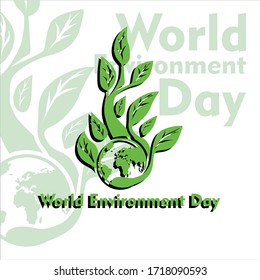 World environment day conceptual design illustration vector