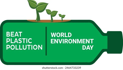 World Environment Day Design, BEAT PLASTIC POLLUTION 5 June