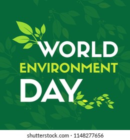 World environment day design card