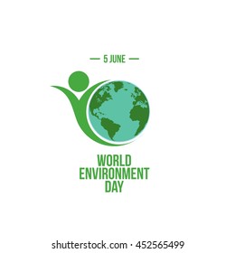 World environment day Design Template. Vector illustration, Good for Card and Banner.