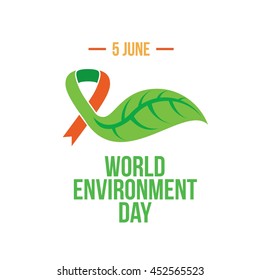 World environment day Design Template. Vector illustration, Good for Card and Banner.