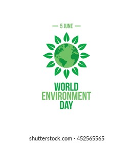 World environment day Design Template. Vector illustration, Good for Card and Banner.