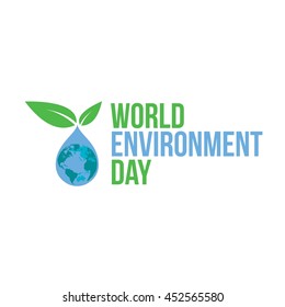 World environment day Design Template. Vector illustration, Good for Card and Banner.