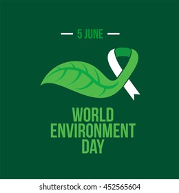 World environment day Design Template. Vector illustration, Good for Card and Banner.