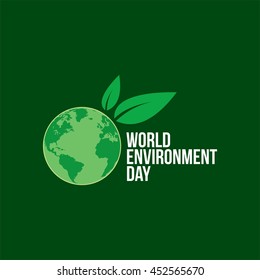 World environment day Design Template. Vector illustration, Good for Card and Banner.