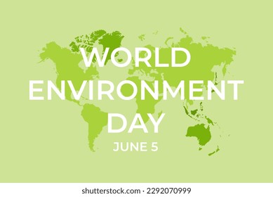 World Environment Day. earth day concept