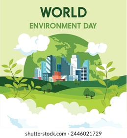 World Environment Day, earth vector, earth day