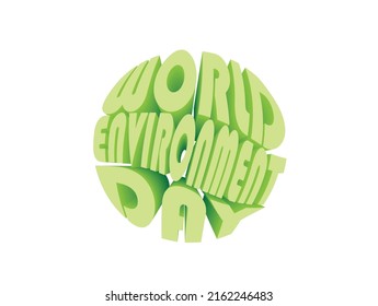 elemento del día del entorno mundial para carteles de tarjetas, etc 