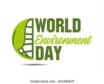 World Environment Day event poster vector icon element