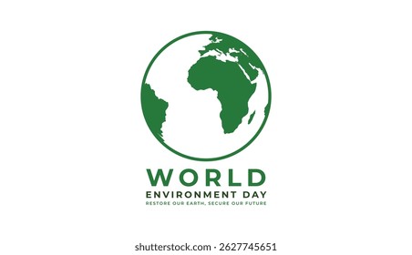 World Environment Day Globe Illustration