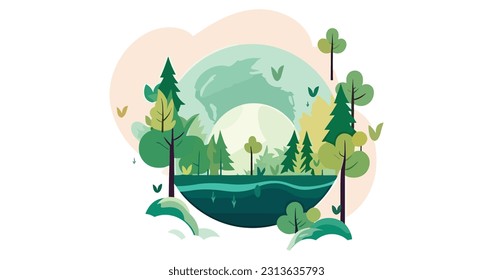 World environment day green ecology nature