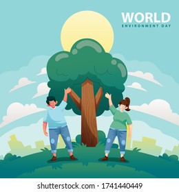 World Environment Day Growing Tree