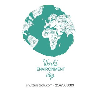 World environment day, Hand drawn illustrations