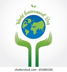World Environment Day - Hand Hold Earth