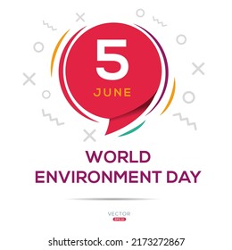 Día Mundial del Medio Ambiente, celebrado el 5 de junio.