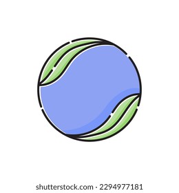 World Environment Day Icon Globe leaf symbol