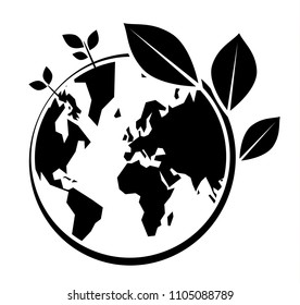 World Environment Day icon on white background