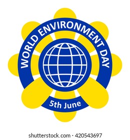 World Environment Day icon for web and mobile