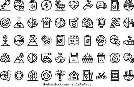 World environment day icons High-Quality Vector Icons Collection with Editable Stroke. Ideal for Professional and Creative Projects.