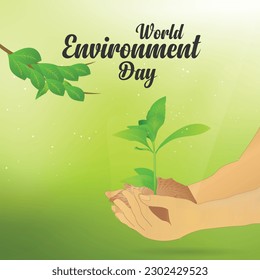 World Environment Day, Importance of protecting nature. Happy Environment day, 05 June .