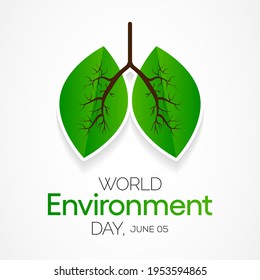 World Environment day is observed every year on June 5, it has been a flagship campaign for raising awareness on environmental issues emerging from marine pollution, human overpopulation. vector art.