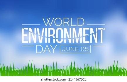 World Environment Day Is Observed Every Year On June 5, It Has Been A Flagship Campaign For Raising Awareness On Environmental Issues Emerging From Marine Pollution, Human Overpopulation. Vector Art