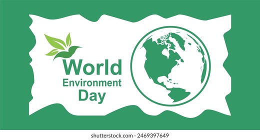 World Environment Day Paper cut style Vector Design Illustration for Background, Poster, Banner, Advertising, Greeting Card eps vector.