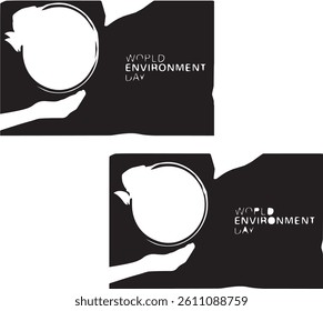 World Environment Day Paper cut style Vector Design Illustration for Background, Poster, Banner, Advertising, Greeting Card environment day silhoutte vector