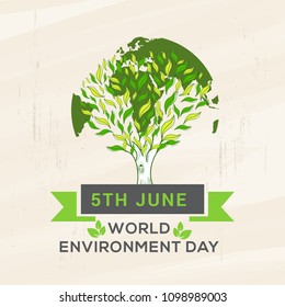 World Environment Day Poster Or Banner Background.