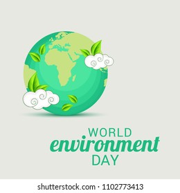 World Environment Day Poster Or Banner Background.