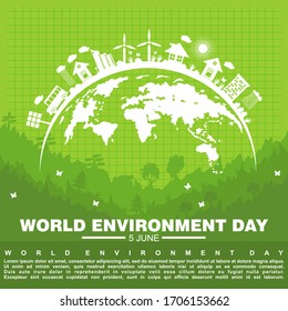 World Environment Day, Poster and Banner vector