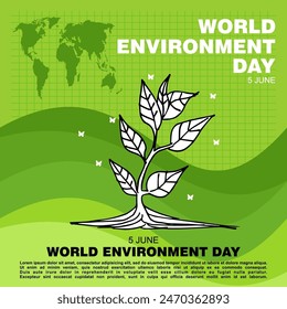 World Environment Day, Poster and banner