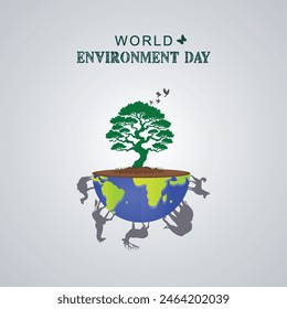 
World Environment Day Environment Day World Environment Day Poster Illustration Design