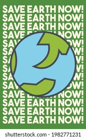 world environment day posters with healthy earth illustrations
