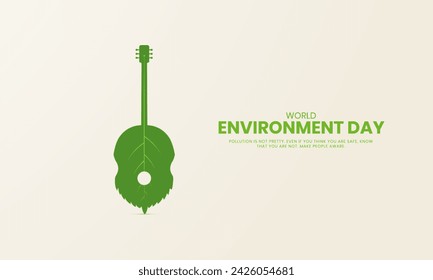 World Environment Day, Save Environment Save World, Creative Concept design for banner and poster. 3D illustration