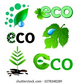 World Environment Day. Set of ecology icons.