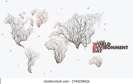 World Environment Day. Stop, global problem, thirst, drought, global warming, Danger of extinction. Earth day. 