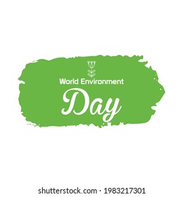 Día mundial del medio ambiente diseño de camisetas de texto