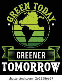 World Environment Day t-shirt design with nature elements.