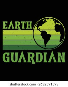 World Environment Day T-Shirt Design with Earth Elements.
