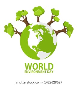 World environment day vector design illustration isolated on white background