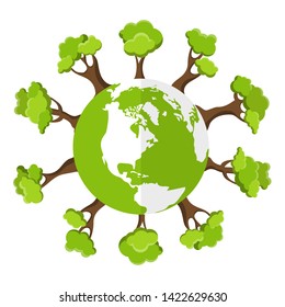 World environment day vector design illustration isolated on white background