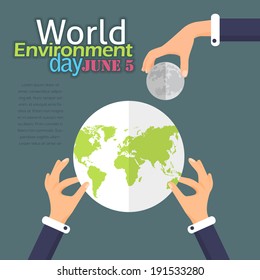 World Environment Day Vector Design