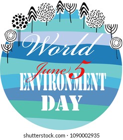 world environment day. vector illustration