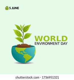 World Environment Day Vector Illustration