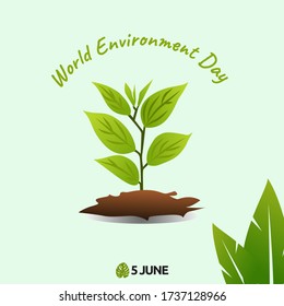 World Environment Day Vector Illustration 