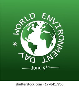 World environment day vector illustration, suitable for web banner campaign
